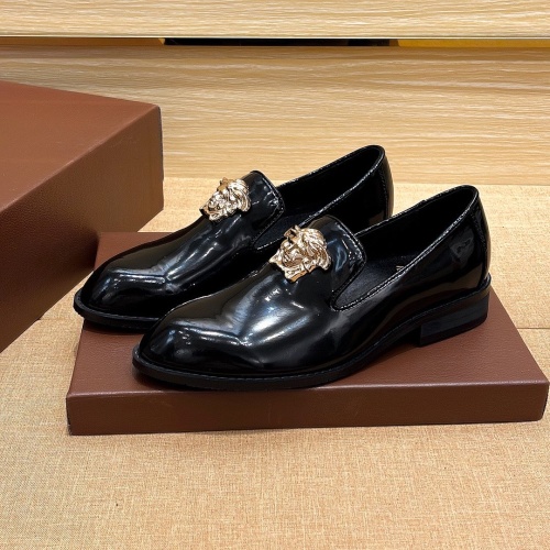 Replica Versace Leather Shoes For Men #1134901, $76.00 USD, [ITEM#1134901], Replica Versace Leather Shoes outlet from China