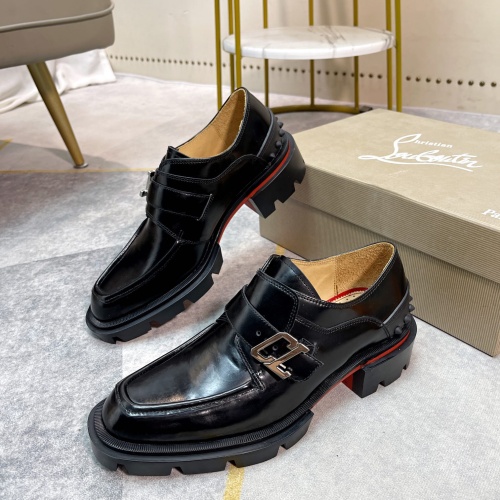 Replica Christian Louboutin Leather Shoes For Men #1135439, $150.00 USD, [ITEM#1135439], Replica Christian Louboutin Leather Shoes outlet from China