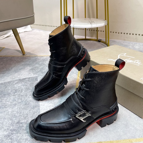 Replica Christian Louboutin Boots For Men #1135442, $160.00 USD, [ITEM#1135442], Replica Christian Louboutin Boots outlet from China