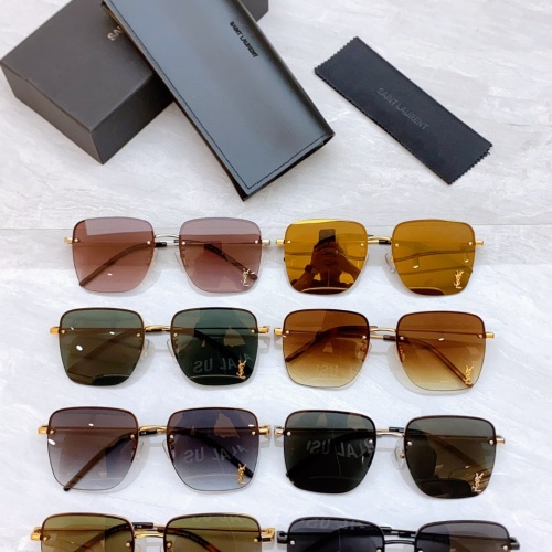 Replica Yves Saint Laurent YSL AAA Quality Sunglasses #1135674 $60.00 USD for Wholesale