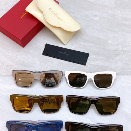 Replica Salvatore Ferragamo AAA Quality Sunglasses #1135759 $60.00 USD for Wholesale