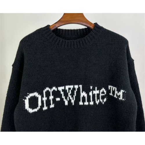 Replica Off-White Sweaters Long Sleeved For Unisex #1135874 $48.00 USD for Wholesale
