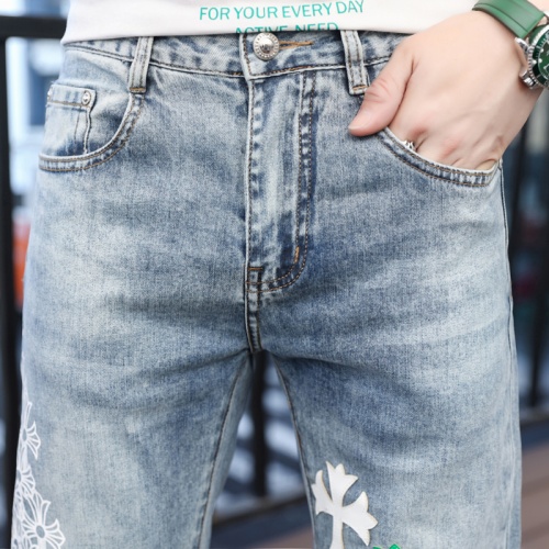 Replica Chrome Hearts Jeans For Men #1135927 $48.00 USD for Wholesale