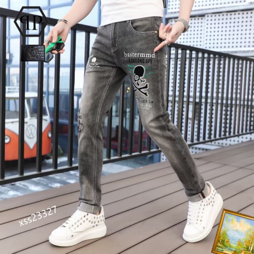 Replica Philipp Plein PP Jeans For Men #1135963 $48.00 USD for Wholesale