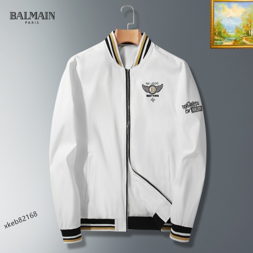 Balmain Jackets Long Sleeved For Men #1136136