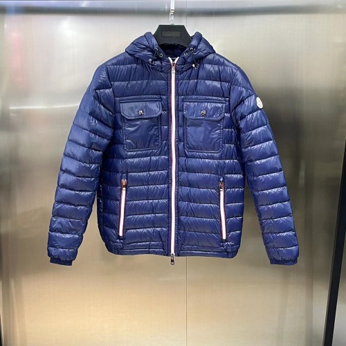 Replica Moncler Down Feather Coat Long Sleeved For Men #1136890, $140.00 USD, [ITEM#1136890], Replica Moncler Down Feather Coat outlet from China