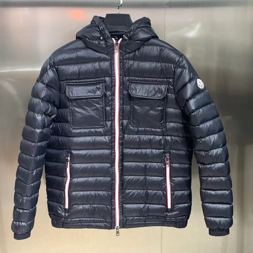 Replica Moncler Down Feather Coat Long Sleeved For Men #1136891, $140.00 USD, [ITEM#1136891], Replica Moncler Down Feather Coat outlet from China