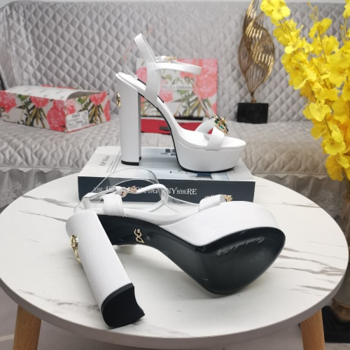 Replica Dolce & Gabbana D&G Sandal For Women #1137136 $140.00 USD for Wholesale
