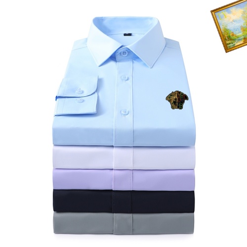 Replica Versace Shirts Long Sleeved For Men #1137932 $40.00 USD for Wholesale