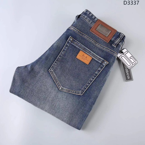 Replica Dolce &amp; Gabbana D&amp;G Jeans For Men #1138114, $42.00 USD, [ITEM#1138114], Replica Dolce &amp; Gabbana D&amp;G Jeans outlet from China
