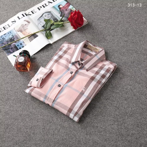 Replica Burberry Shirts Long Sleeved For Women #1138212 $38.00 USD for Wholesale