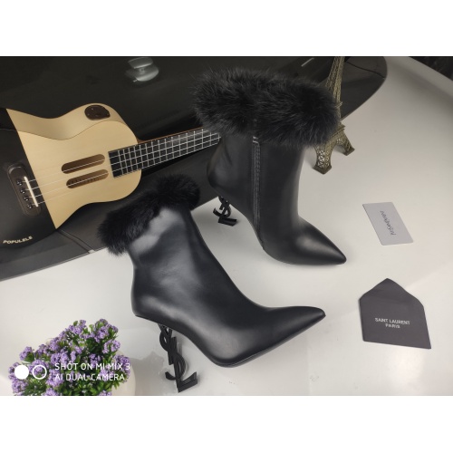 Replica Yves Saint Laurent YSL Boots For Women #1139341 $130.00 USD for Wholesale