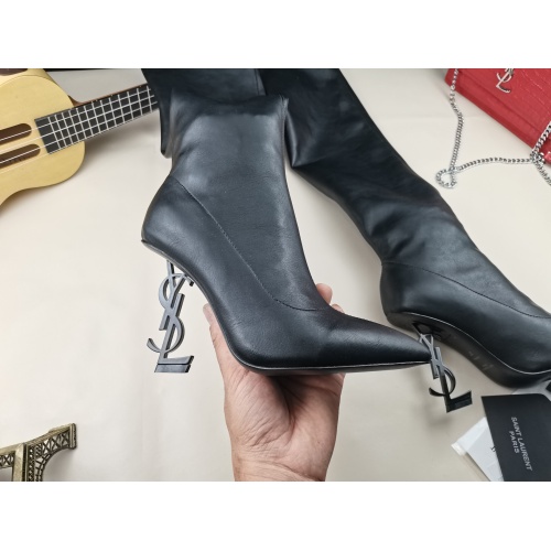 Replica Yves Saint Laurent YSL Boots For Women #1139357 $160.00 USD for Wholesale