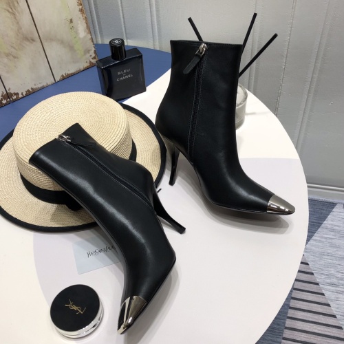 Replica Yves Saint Laurent YSL Boots For Women #1139389 $118.00 USD for Wholesale