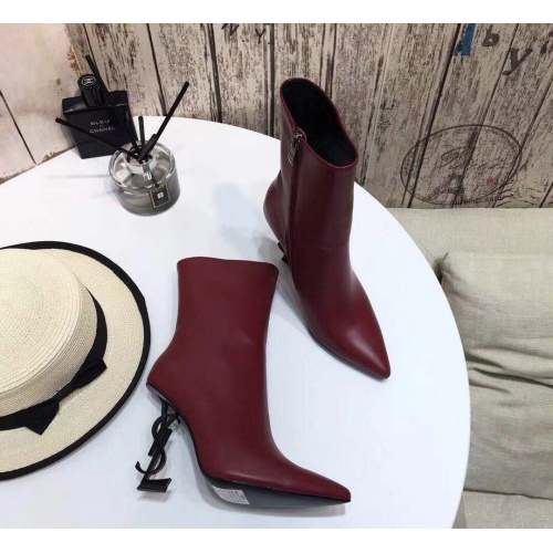 Replica Yves Saint Laurent YSL Boots For Women #1139394 $125.00 USD for Wholesale