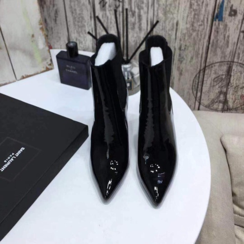 Replica Yves Saint Laurent YSL Boots For Women #1139408 $125.00 USD for Wholesale