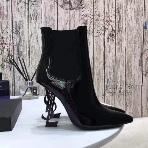 Replica Yves Saint Laurent YSL Boots For Women #1139408 $125.00 USD for Wholesale