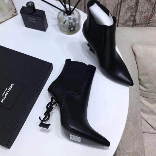 Replica Yves Saint Laurent YSL Boots For Women #1139409 $125.00 USD for Wholesale