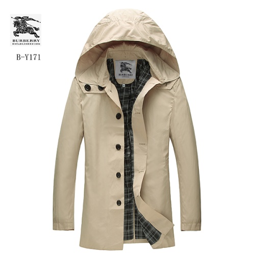 Replica Burberry Trench Coat Long Sleeved For Men #1140002, $60.00 USD, [ITEM#1140002], Replica Burberry Trench Coat outlet from China