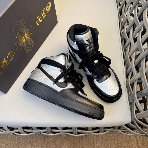 Replica Chrome Hearts High Tops Shoes For Men #1140098 $140.00 USD for Wholesale