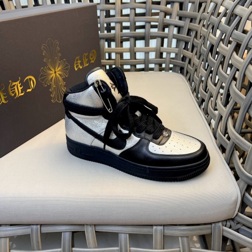 Replica Chrome Hearts High Tops Shoes For Men #1140098 $140.00 USD for Wholesale