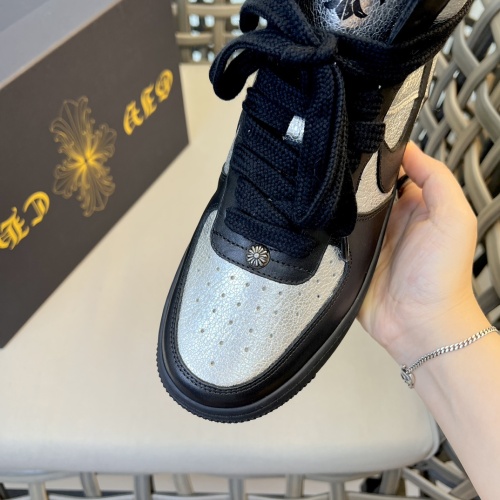 Replica Chrome Hearts High Tops Shoes For Women #1140100 $140.00 USD for Wholesale
