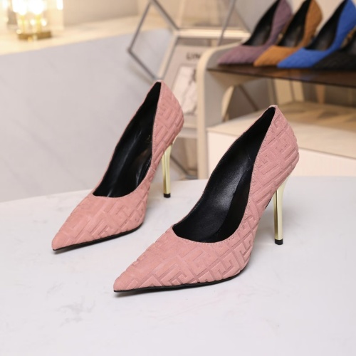 Replica Balmain High-Heeled Shoes For Women #1140141, $82.00 USD, [ITEM#1140141], Replica Balmain High-Heeled Shoes outlet from China