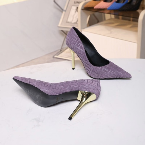 Replica Balmain High-Heeled Shoes For Women #1140142 $82.00 USD for Wholesale