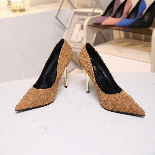 Replica Balmain High-Heeled Shoes For Women #1140143 $82.00 USD for Wholesale