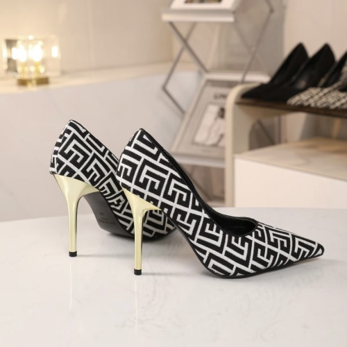 Replica Balmain High-Heeled Shoes For Women #1140146 $82.00 USD for Wholesale