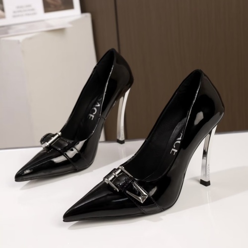 Replica Versace High-Heeled Shoes For Women #1140149, $85.00 USD, [ITEM#1140149], Replica Versace High-Heeled Shoes outlet from China