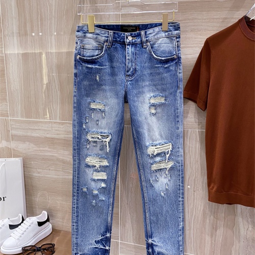 Replica Dolce &amp; Gabbana D&amp;G Jeans For Men #1140537, $76.00 USD, [ITEM#1140537], Replica Dolce &amp; Gabbana D&amp;G Jeans outlet from China