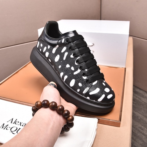 Replica Alexander McQueen Casual Shoes For Men #1140555 $98.00 USD for Wholesale