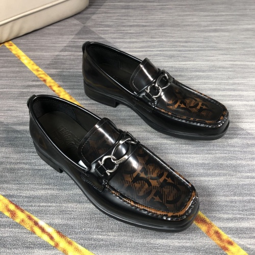 Replica Salvatore Ferragamo Leather Shoes For Men #1140589, $96.00 USD, [ITEM#1140589], Replica Salvatore Ferragamo Leather Shoes outlet from China