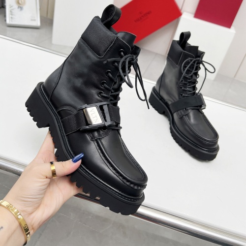 Replica Valentino Boots For Women #1140874 $102.00 USD for Wholesale