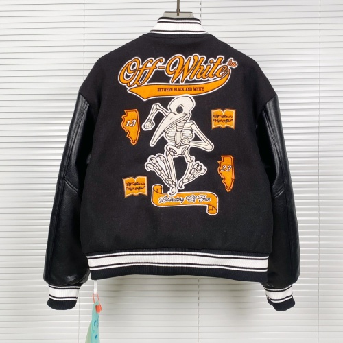 Replica Off-White Jackets Long Sleeved For Unisex #1140896 $92.00 USD for Wholesale