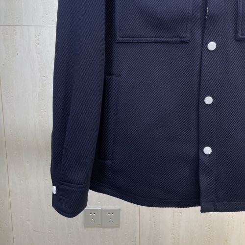 Replica Thom Browne Jackets Long Sleeved For Men #1140923 $135.00 USD for Wholesale