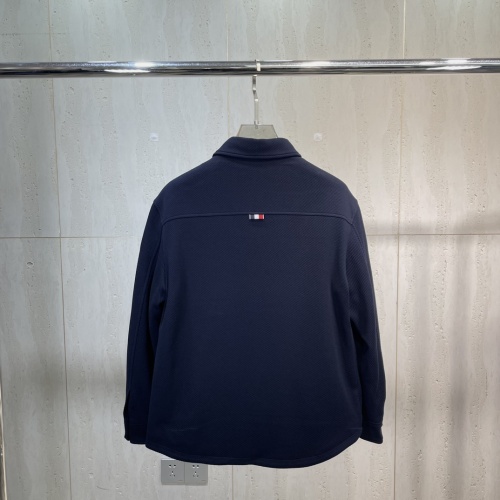 Replica Thom Browne Jackets Long Sleeved For Men #1140923 $135.00 USD for Wholesale