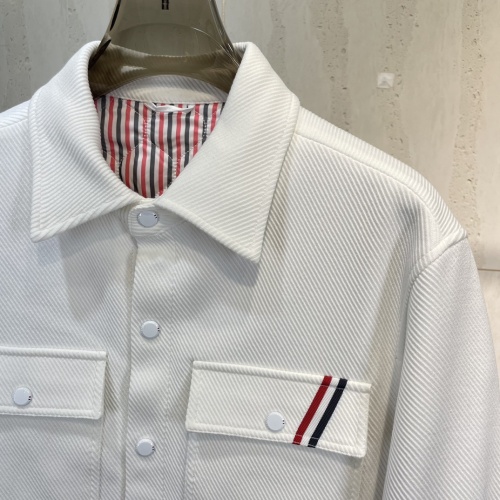 Replica Thom Browne Jackets Long Sleeved For Men #1140924 $135.00 USD for Wholesale