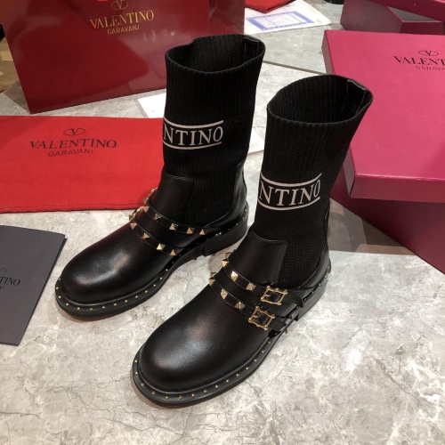 Replica Valentino Boots For Women #1140968, $100.00 USD, [ITEM#1140968], Replica Valentino Boots outlet from China