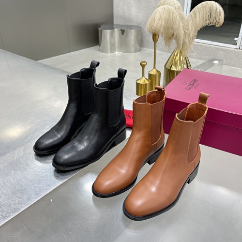 Replica Valentino Boots For Women #1140972 $96.00 USD for Wholesale