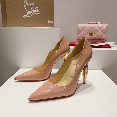 Replica Christian Louboutin High-heeled shoes For Women #1140987, $122.00 USD, [ITEM#1140987], Replica Christian Louboutin High-heeled shoes outlet from China