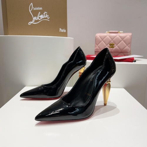Replica Christian Louboutin High-heeled shoes For Women #1140988, $122.00 USD, [ITEM#1140988], Replica Christian Louboutin High-heeled shoes outlet from China