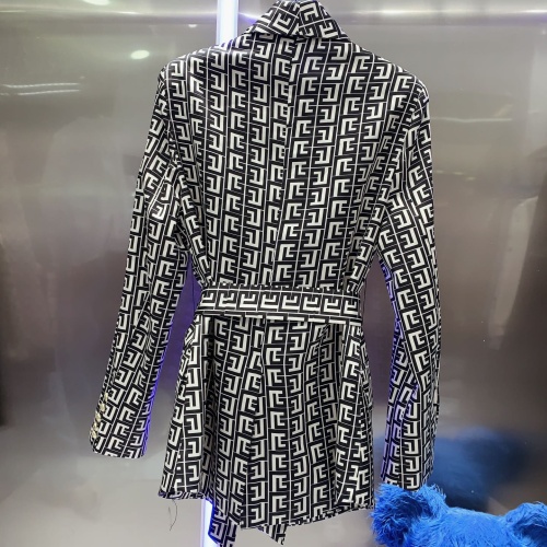 Replica Balmain Jackets Long Sleeved For Women #1141328 $98.00 USD for Wholesale