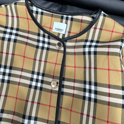 Replica Burberry Jackets Long Sleeved For Women #1141332 $98.00 USD for Wholesale