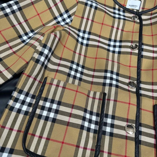 Replica Burberry Jackets Long Sleeved For Women #1141332 $98.00 USD for Wholesale