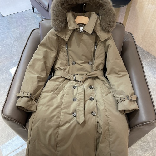 Replica Burberry Down Feather Coat Long Sleeved For Women #1141505, $280.99 USD, [ITEM#1141505], Replica Burberry Down Feather Coat outlet from China