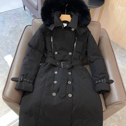 Replica Burberry Down Feather Coat Long Sleeved For Women #1141506, $280.99 USD, [ITEM#1141506], Replica Burberry Down Feather Coat outlet from China
