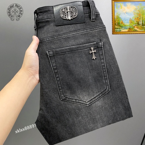 Replica Chrome Hearts Jeans For Men #1141791, $48.00 USD, [ITEM#1141791], Replica Chrome Hearts Jeans outlet from China