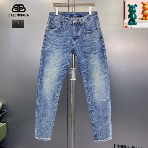 Replica Balenciaga Jeans For Men #1141801 $48.00 USD for Wholesale